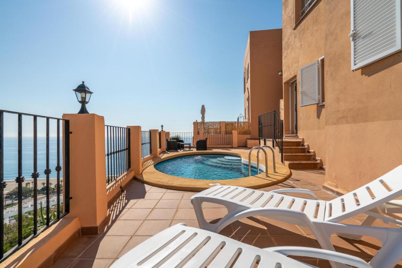 Chalet Con Vistas Al Mar Y Piscina Mojácar Exterior foto