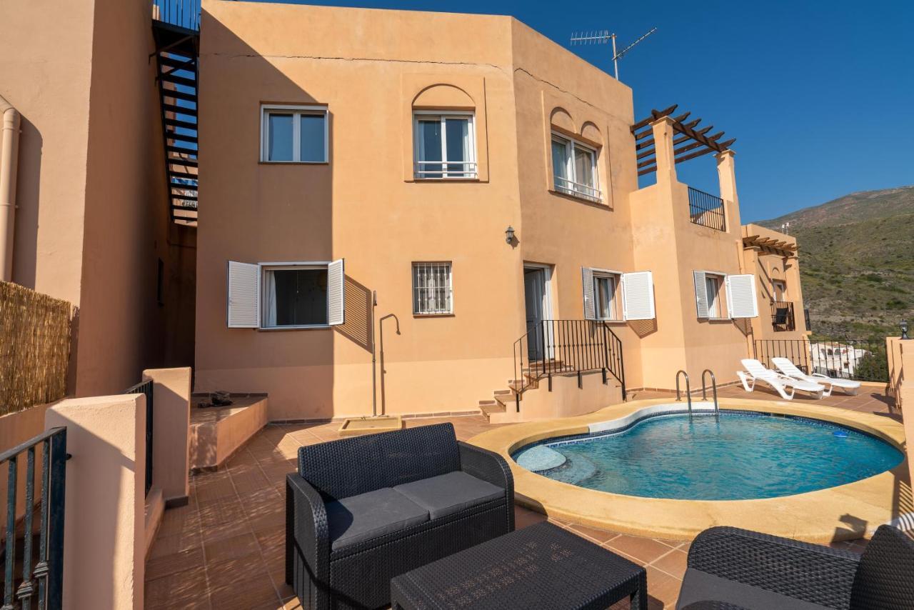 Chalet Con Vistas Al Mar Y Piscina Mojácar Exterior foto